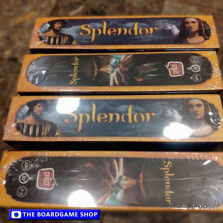 Bài Splendor Vàng chuẩn tiếng anh chip nhựa + 1 pack đỏ mở rộng