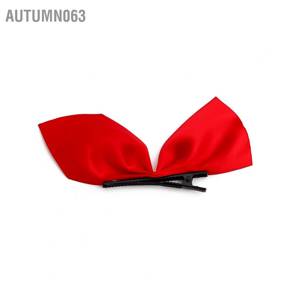 Hàng giao ngay Nơ cột tóc Barrette Clips cho cô gái Cảm giác tay mềm Mặc thoải mái Vật liệu Velour Trọng lượng nhẹ Cầm tay 2 cái