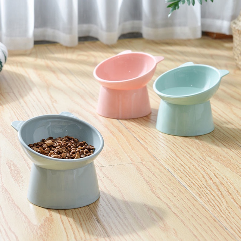 Domicoo Bát ăn cho chó mèo Tô Đựng Thức Ăn Chống Ăn Tiện Dụng Cho Thú Cưng Tô cho thú cưng