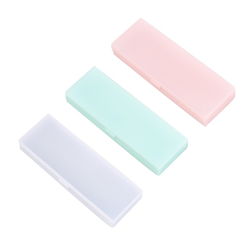 Set 3 Túi Đựng Bút Chì Trong Suốt Sức Chứa Lớn / Vừa / Nhỏ Tiện Dụng Cho Học Sinh