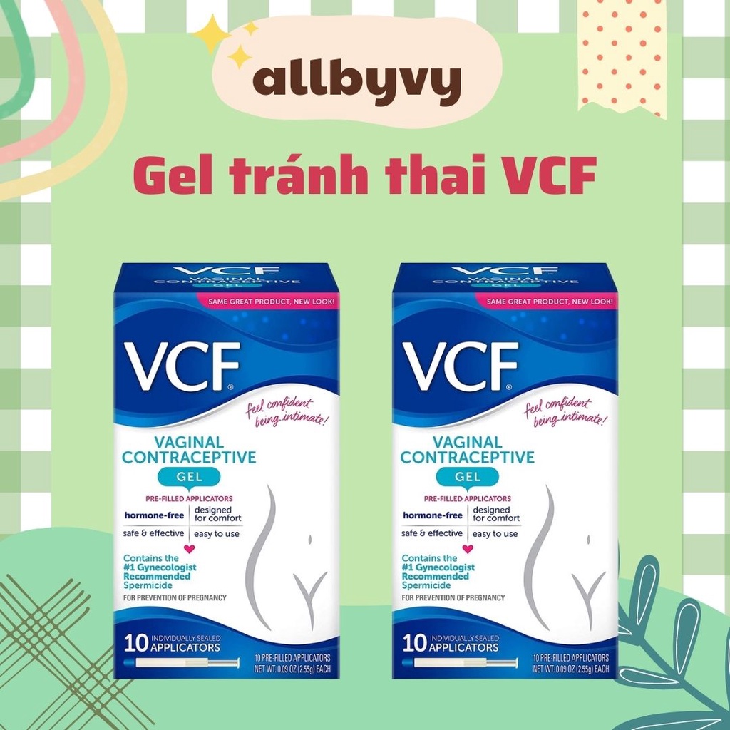 allbyvy | Gel tránh thai VCF ( bill Mỹ)