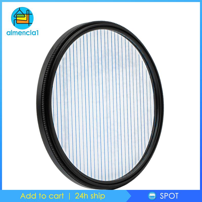 1Pc Streak Anamorphic w / Xoay cho Video 77mm Cầu Vồng Streak