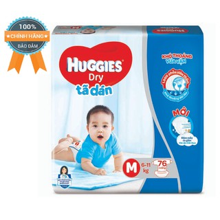 Tã dán huggies m76/l68/xl62/xxl56