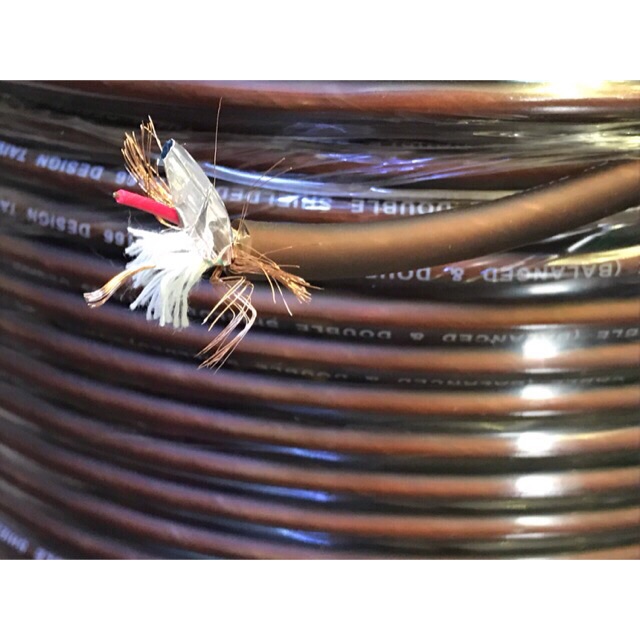 Dây tín hiệu micro nhập khẩu cuộn nguyên 100m đủ.