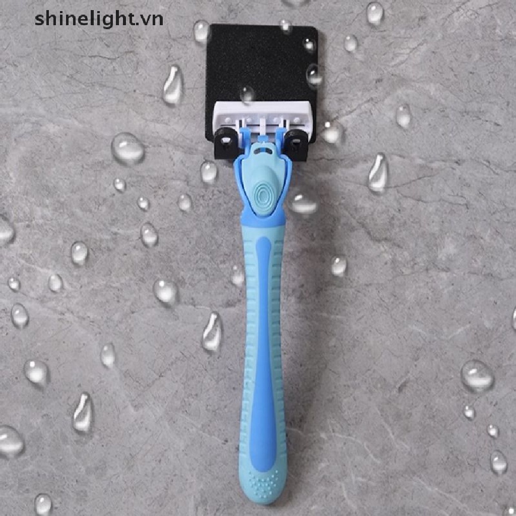 Set 2 Móc Treo Dao Cạo Râu Gắn Tường Nhà Tắm Tiện Dụng