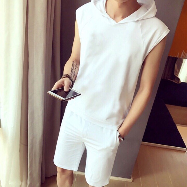 Bộ đồ Hàn Quốc kiểu dáng Hoodie thời trang nam