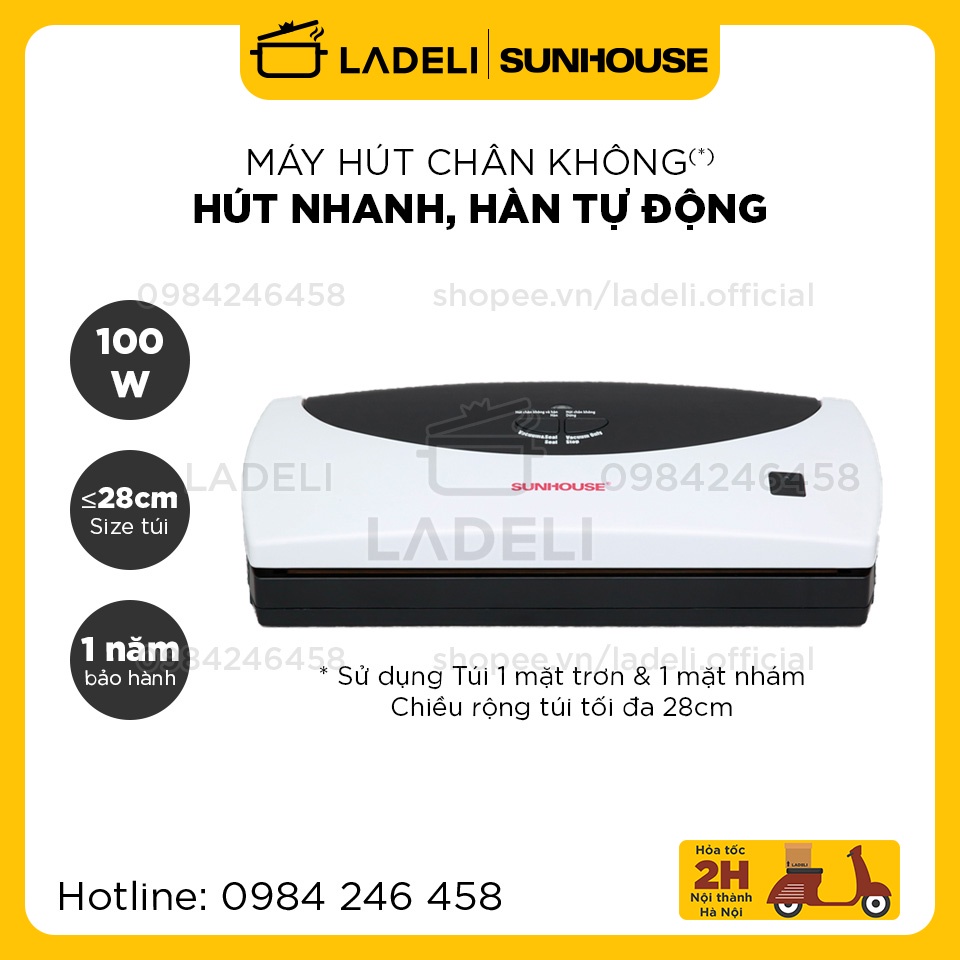 Máy hút chân không SUNHOUSE SHD5812 (hàn tự động)