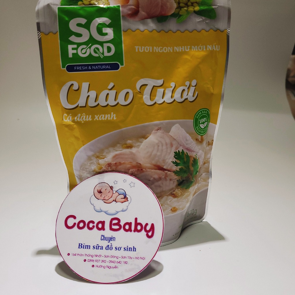 Cháo tươi Sài Gòn Food cho bé từ 12 tháng 270g⚡FREE SHIP