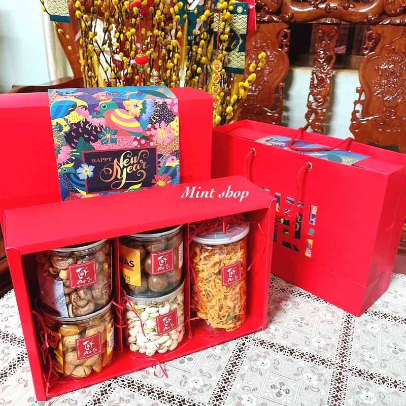 Giỏ quà tết- hộp quà tết - Combo 1