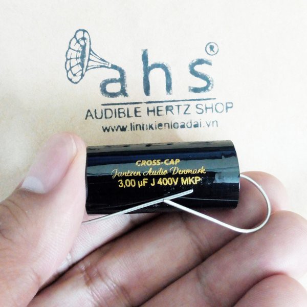 Tụ 3uF 400Vdc Jantzen-Audio Cross Cap, giá bán theo cái