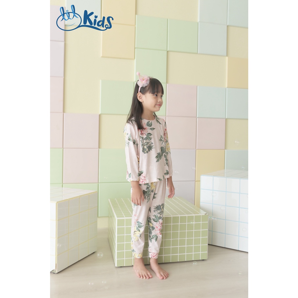 Bộ quần áo dài tay kid cho bé gái và bé trai từ 5y đến 9y little love (KIDBD01)