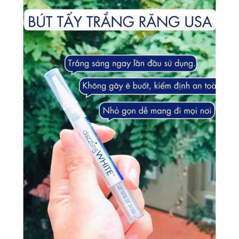 Bút tẩy vết ố làm trắng sáng răng của Mỹ-combo 2 cây bút