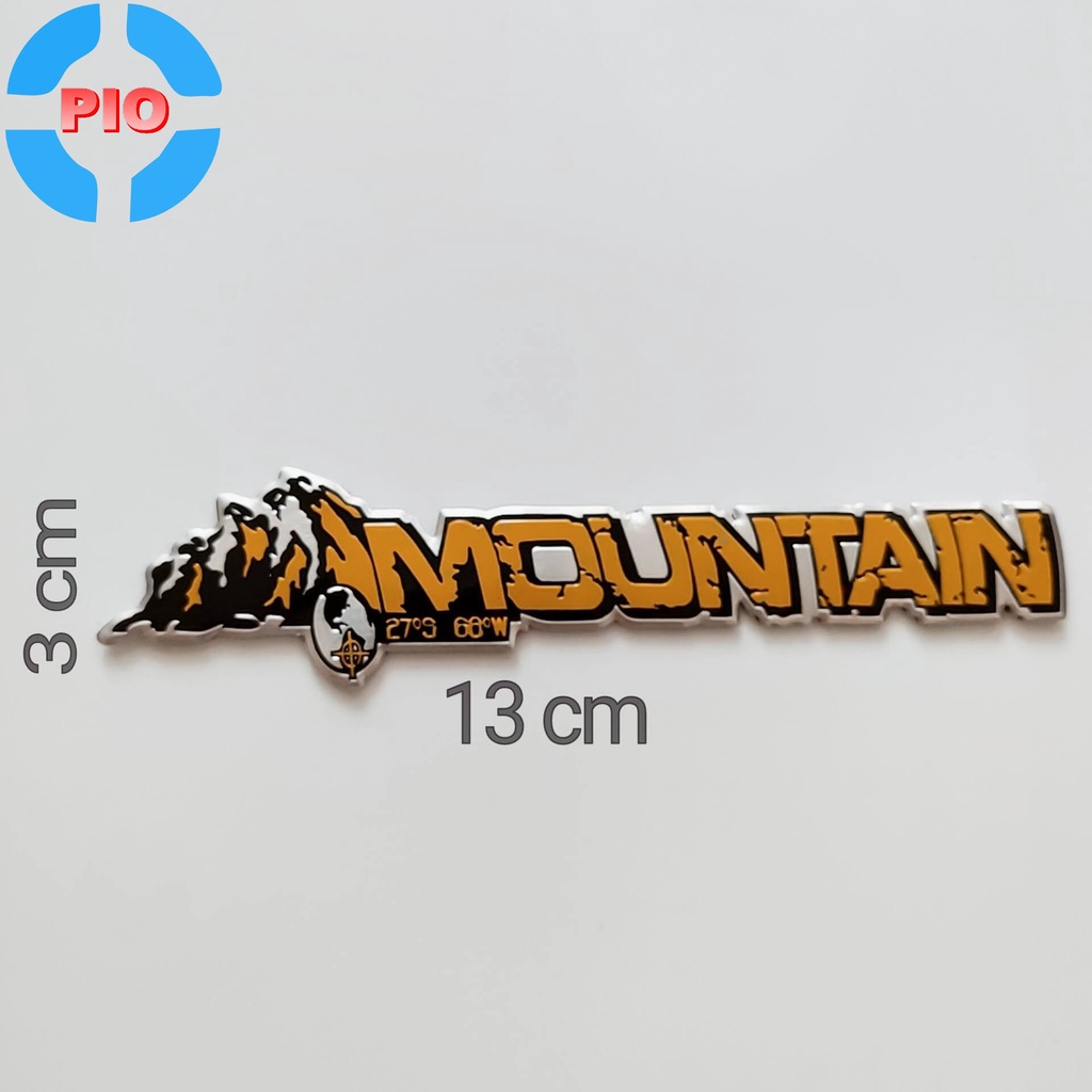 Tem Nhôm Dán Pô Xe, Ống Xả Xe Gắn Máy Mountain