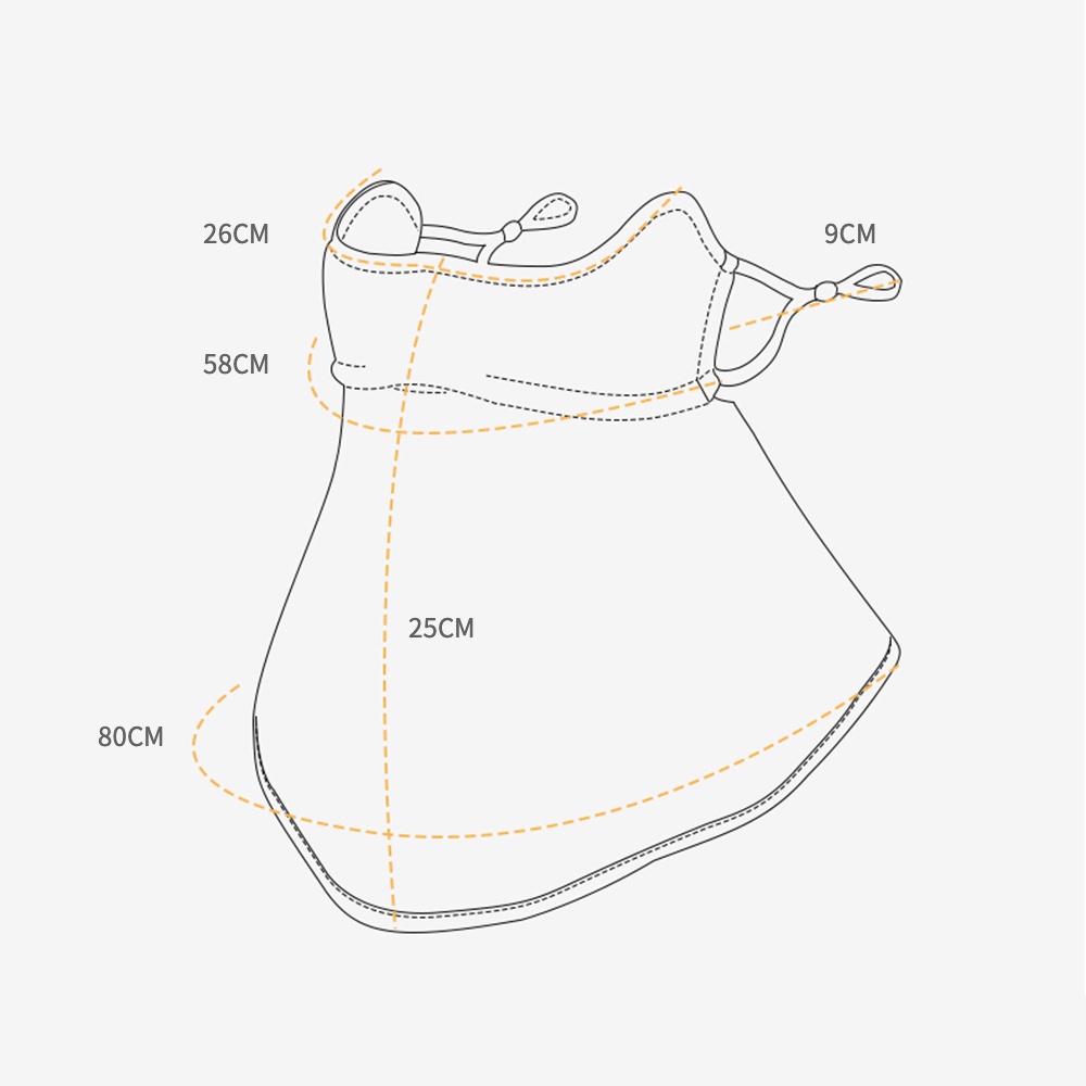 OhSunny Khẩu trang chất vải thoáng khí chống tia UV/chống nắng UPF50+ chất lượng cao cho nữ
