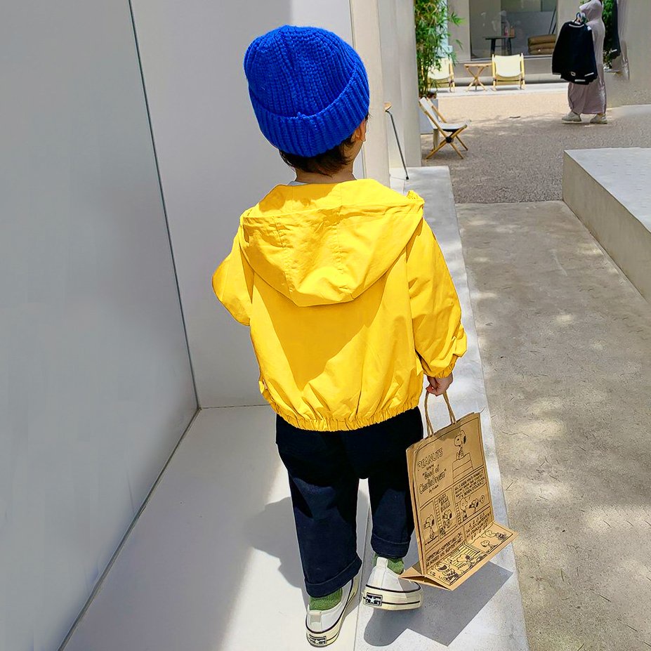 Áo khoác gió có mũ 2 lớp thu đông cho bé trai bé gái Magickids Áo khoác dù trẻ em chắn gió AO21010