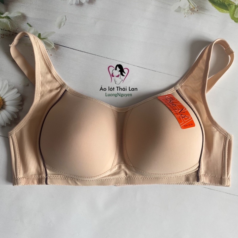 Áo lót nữ áo ngực Thái lan không gọng 3082 mút mỏng bigsize cup C bản to nâng ngực chống xệ size 36 đến size 42