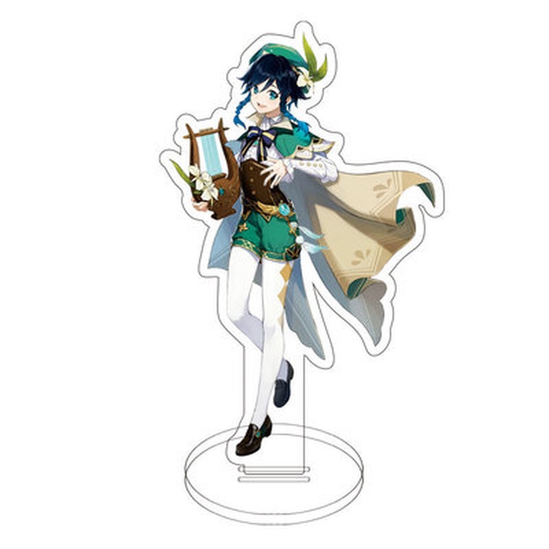 Mô hình nhân vật game Genshin Impact Zhongli Xiao Keqing Barbatos bằng acrylic sưu tập/đồ chơi trang trí để bàn