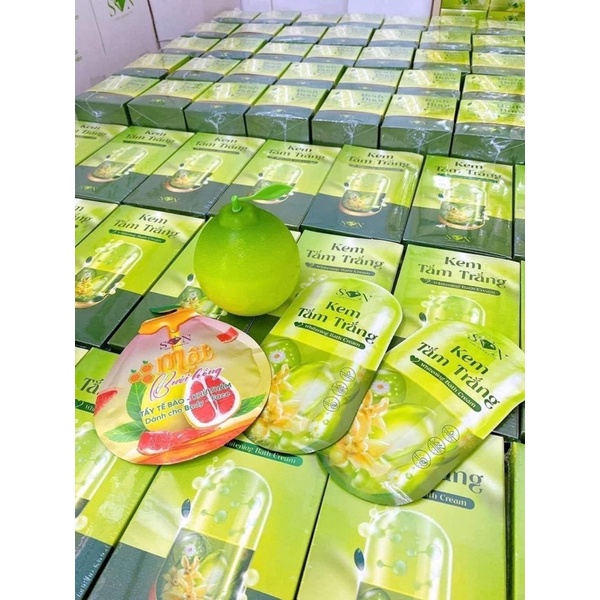 [ Chính Hãng - Mua 1 Được 3 ] Kem Body Bưởi Tặng Kèm Tắm Trắng - Tẩy Tế Bào