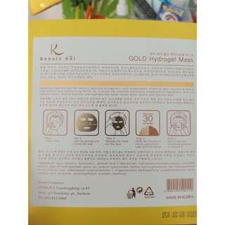 MẶT NẠ GOLD HYDROGEL MASK HÀN QUỐC