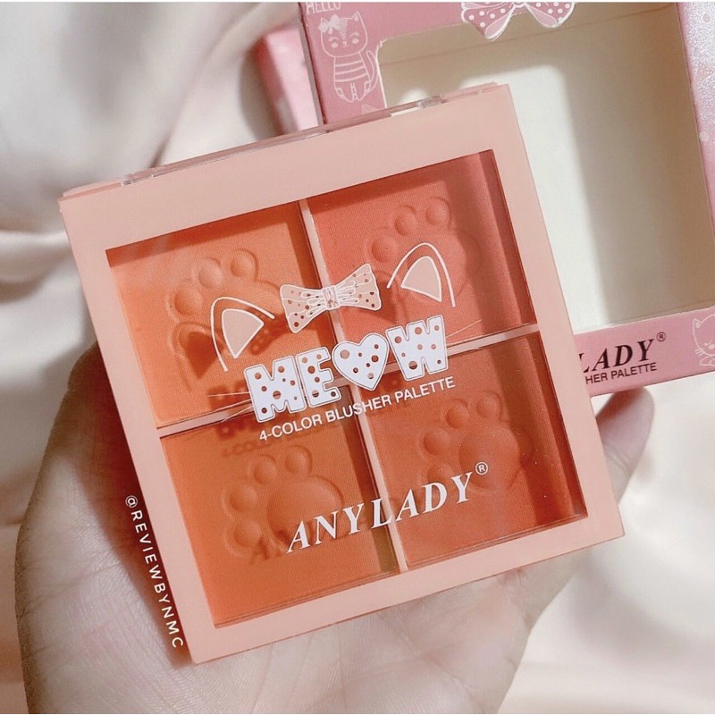 Bảng Phấn Má 4 Ô Any Lady Mèo Meo | BigBuy360 - bigbuy360.vn
