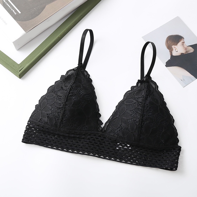 Áo Lót Nâng Ngực Phối Ren Hoa Quyến Rũ Dành Cho Nữ