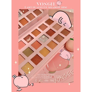 Bảng Phấn Mắt VONGEE PEACH Cute 18 Màu