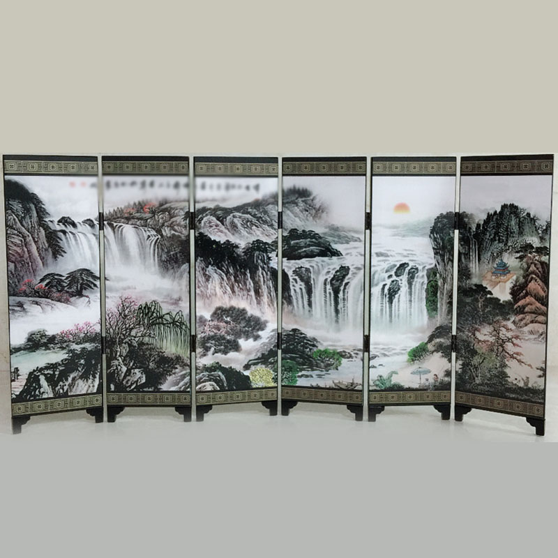 Tấm bình phong ngăn cách tường kiểu Trung Quốc