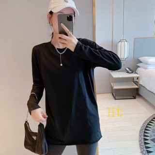 Áo thun dài tay rách gấu