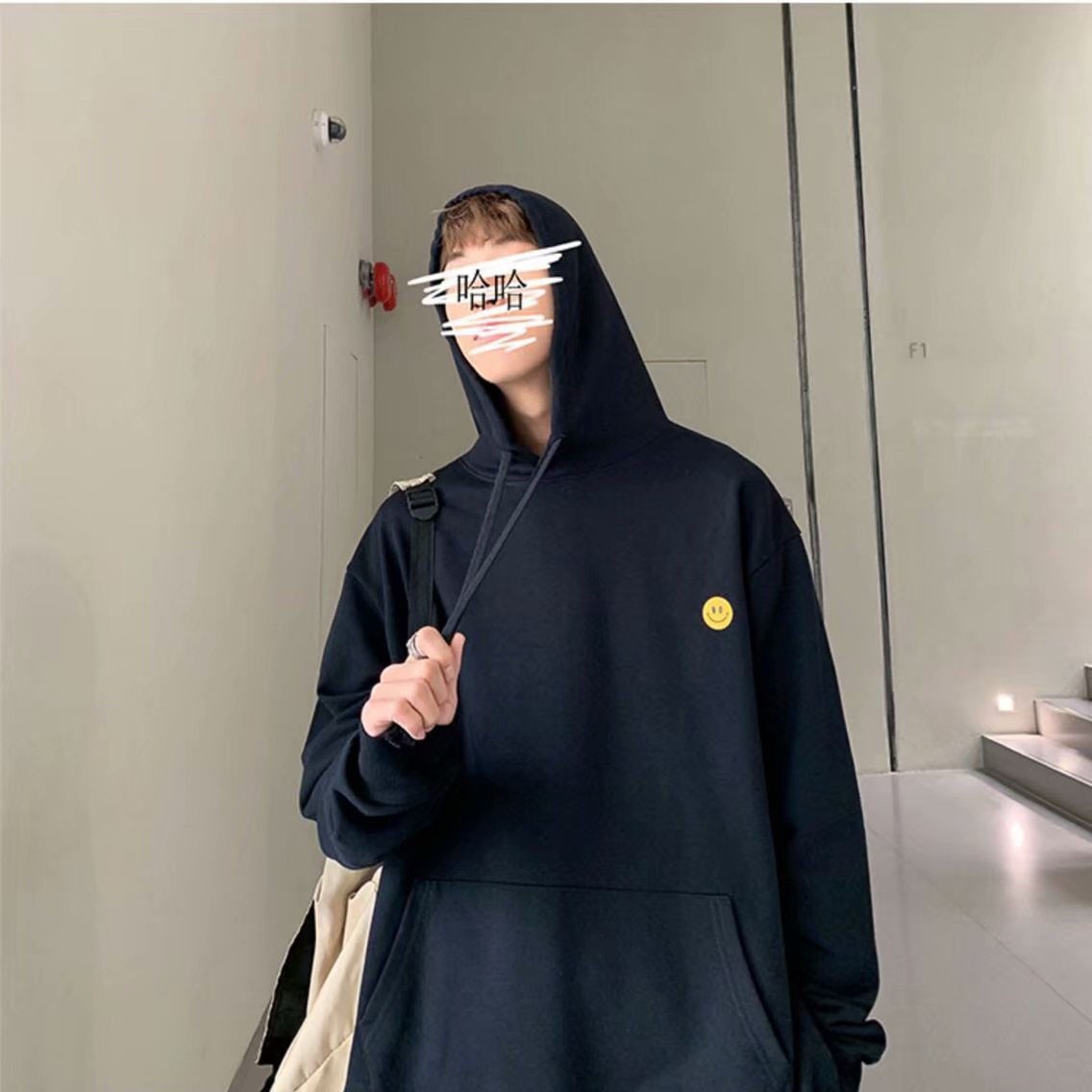 Áo Hoodie In Hình Mặt Cười Phong Cách Hàn Quốc Cho Nam Size M-5Xl | BigBuy360 - bigbuy360.vn