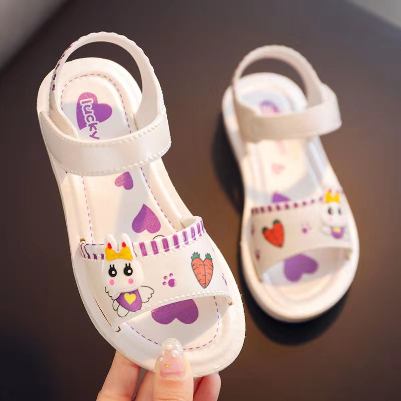 (NY021)Sandal bé gái kiểu dáng giản dị siêu bền