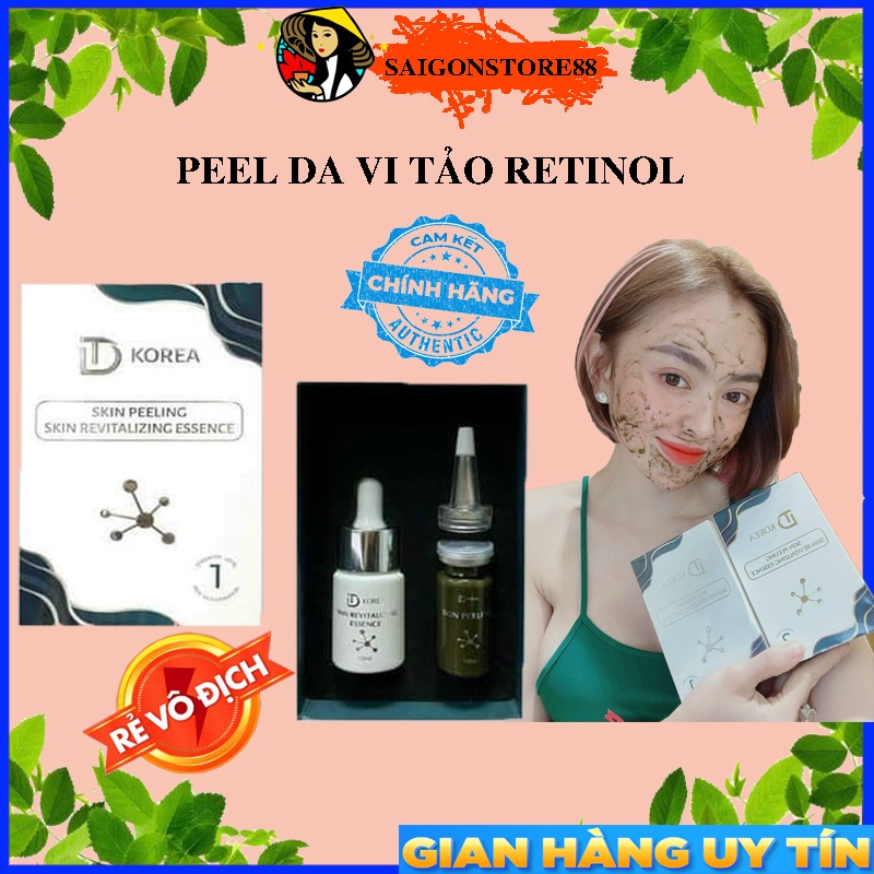 Peel da Thay da sinh học Vi Tảo Retinol Trang Nemo Trắng cấp tốc