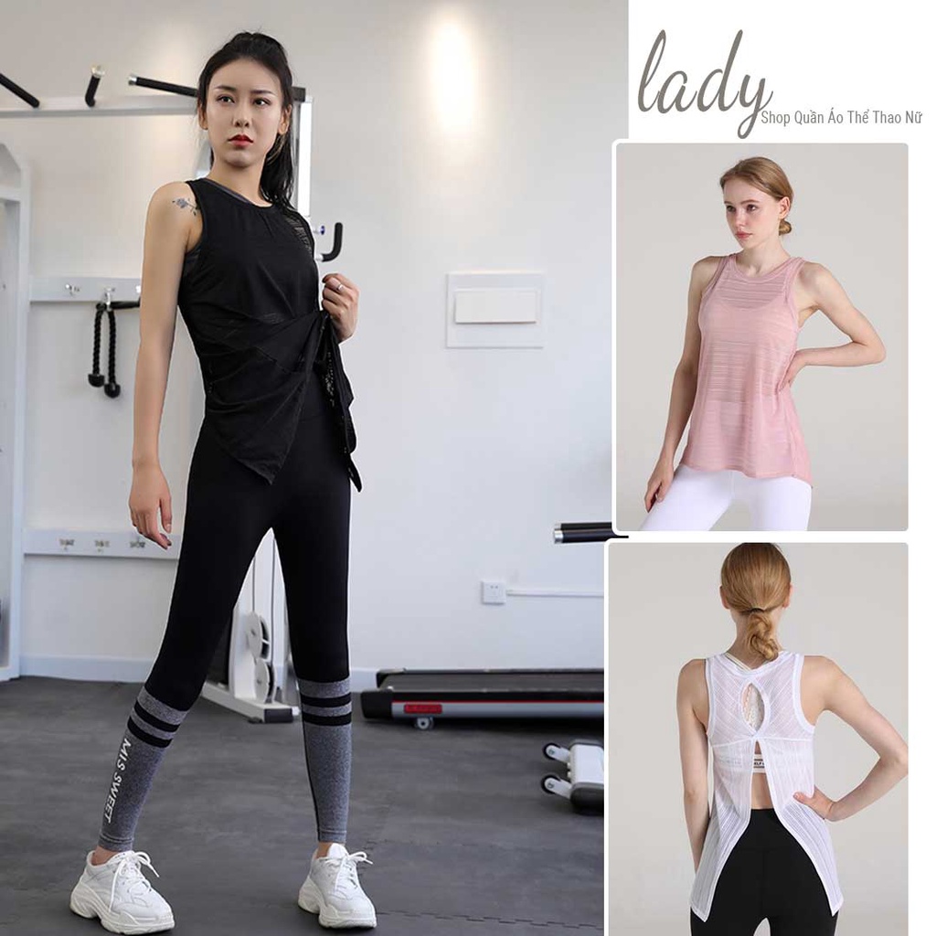 Áo lưới tập gym yoga(Hàng còn lẻ size giá thanh lý)