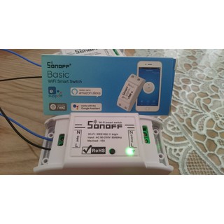 Công tắc thông minh SonOFF Basic 10A điều khiển bật tắt và hẹn giờ thiết bị điện qua Wifi-3G-4G