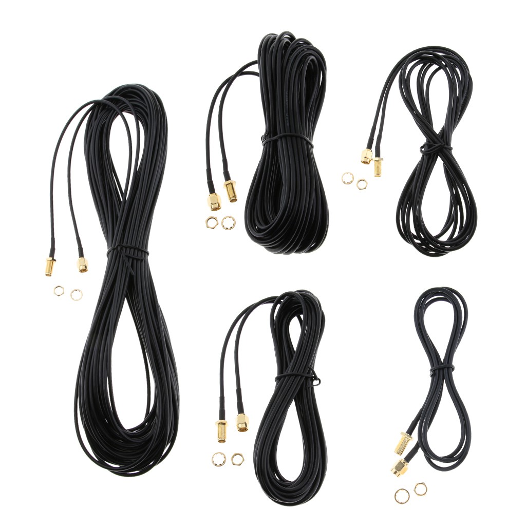 Dây Cáp Nối Dài Ăng Ten Tín Hiệu Lovoski RP-SMA Cho Bộ Định Tuyến Không Dây