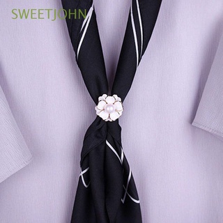 Kẹp Giữ Khăn Choàng Bằng Lụa Kiểu Hàn Quốc Nhiều Màu Sắc Thời Trang Cho Nữ