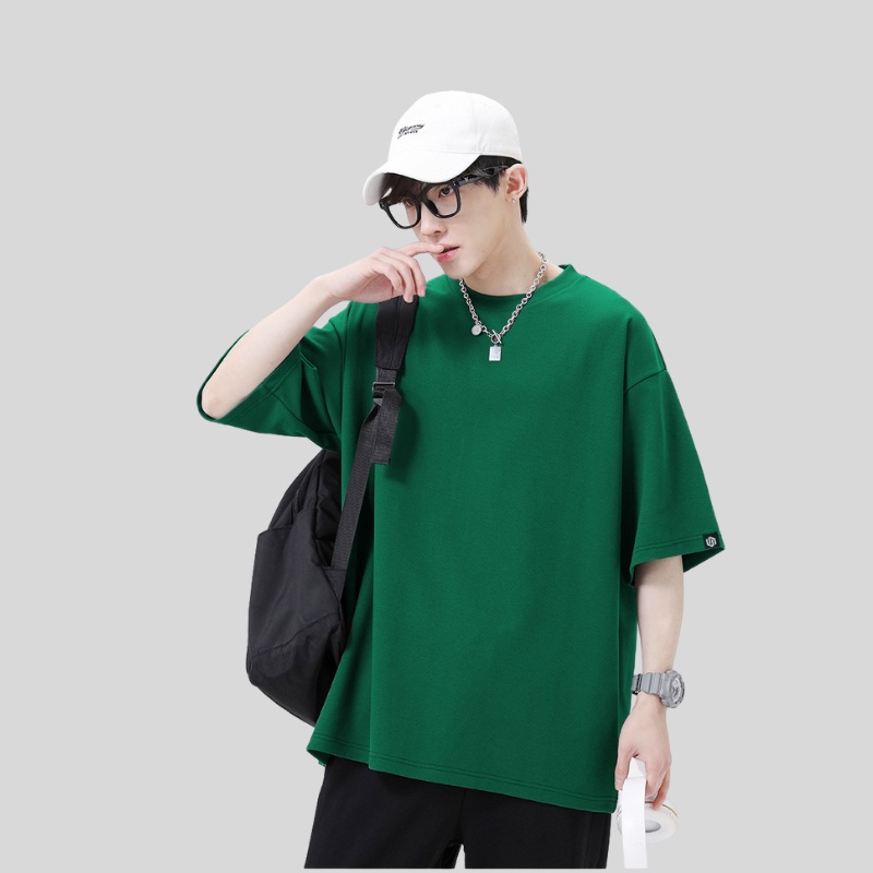 Áo thun trơn ngắn tay Uninor áo phông tay lỡ basic tee cotton form rộng màu đen trắng xám