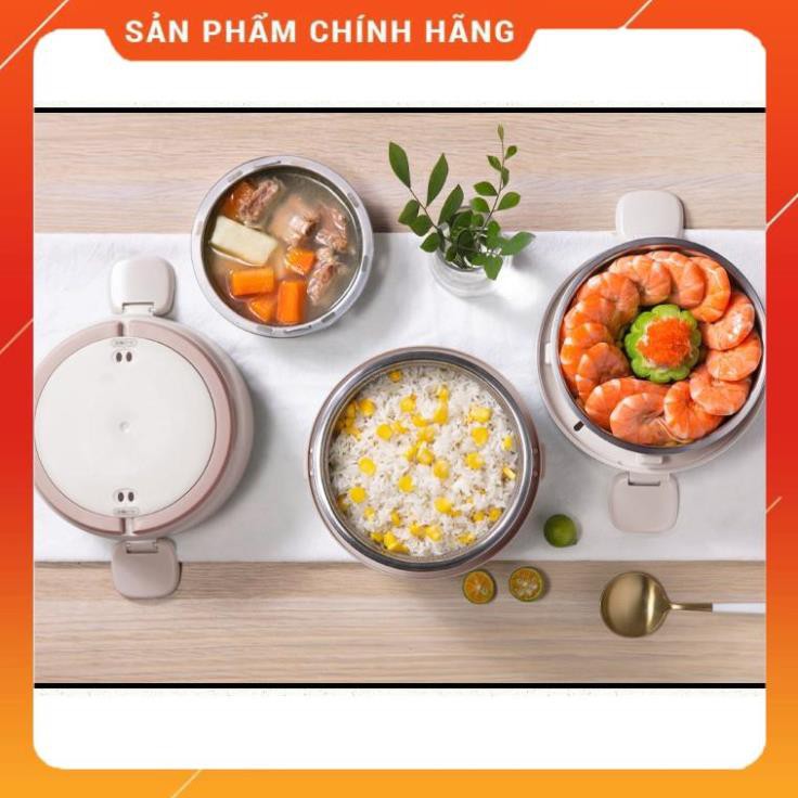 Hộp cơm cắm điện Bear DFH-B20S6, giữ nhiệt, nấu chín và hâm nóng thức ăn | BigBuy360 - bigbuy360.vn
