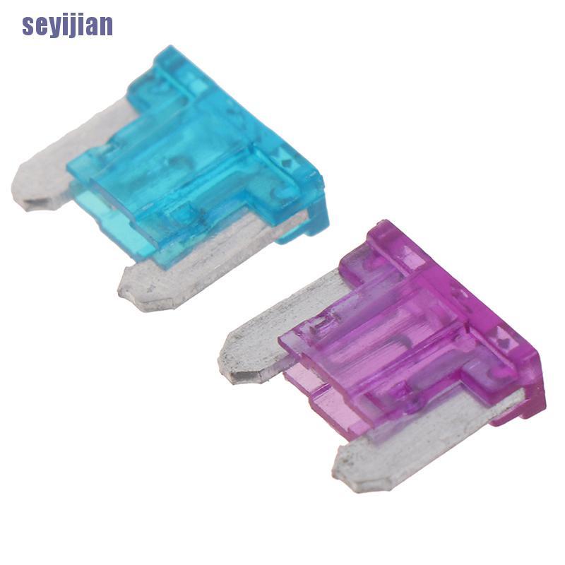 Set 100 Cầu Chì mini Tự Động 3A5A7.5A10A15A 20A25A30A Cho Xe Hơi