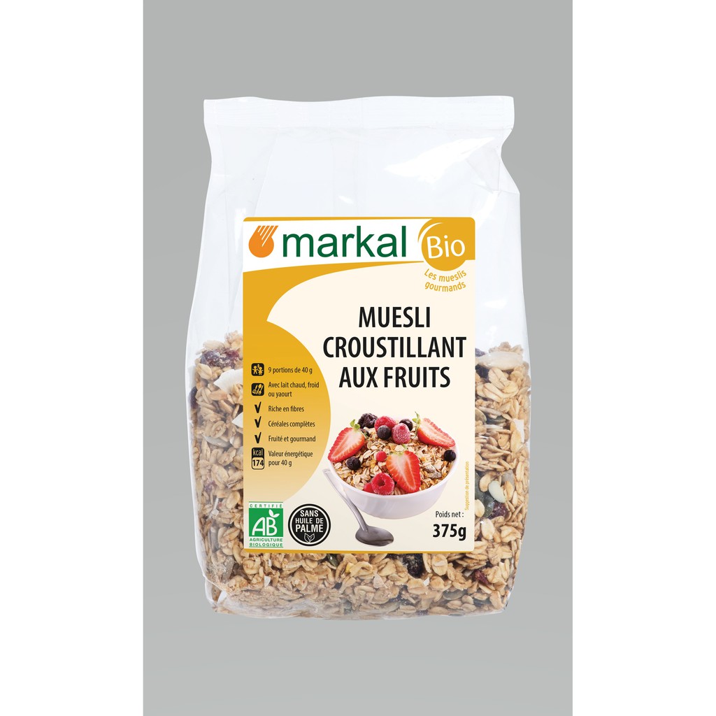 Ngũ cốc giòn trái cây hữu cơ - Markal - 375g - HCMShop