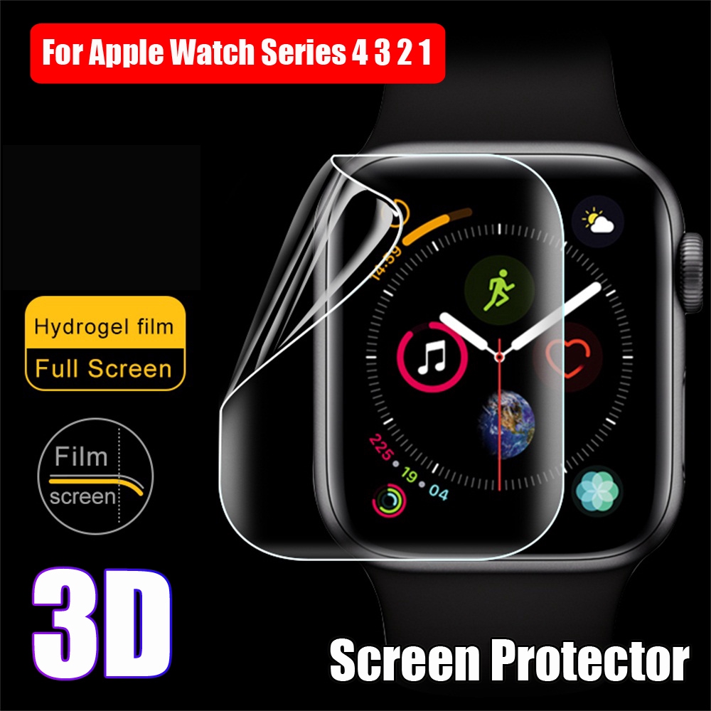 CHINK 3D TPU Hydrogel Protective Film Full Cover Screen Protectors for iWatch Apple Watch Series 4 3 2 1