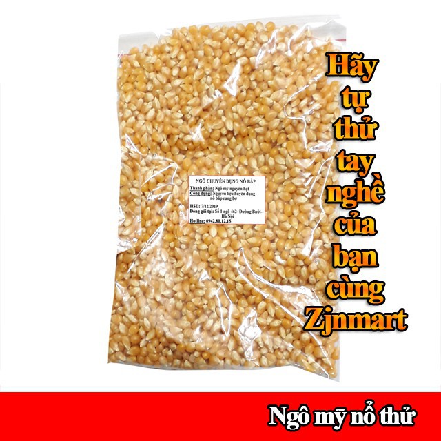 Ngô mỹ USARH-LS-1 Túi 500g chuyên nổ bắp rang bơ tại nhà sỉ / lẻ hàng mới về Zjnmart