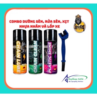 Combo dưỡng sên , tẩy sên , dưỡng nhám sprayking mẫu mới
