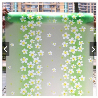 Decal dán kinh hoa lài xanh lá
