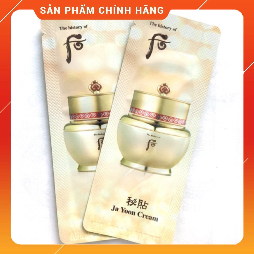 Gói kem dưỡng chống lão hóa hồng nhuận Whoo Bicheop Ja yoon cream 20