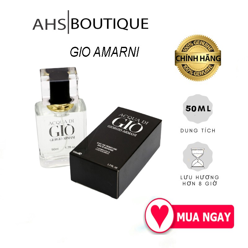 Nước Hoa Nam Hương Giò 50ml Nam Tính Đặc Sắc