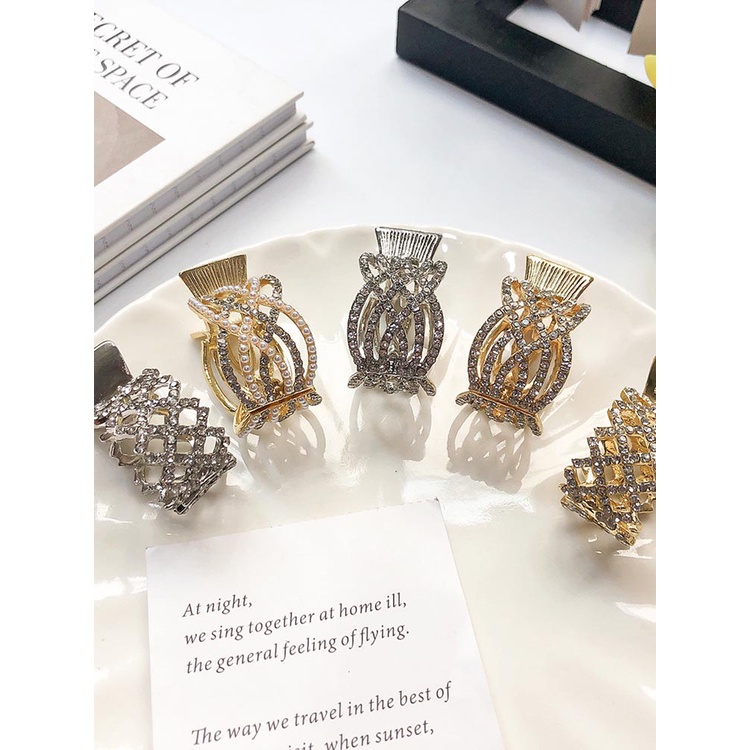 Ygt Kẹp Tóc Đính Ngọc Trai Giả Cao Cấp Thời Trang Dành Cho Nữ