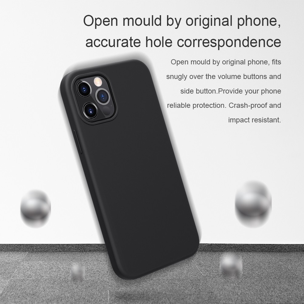 Nillkin For Apple iPhone 12 Pro Max/12/12 Pro/iPhone 12 Mini Flex Pure Shockproof Silicone Soft Ultra Thin Back Cover Phone Case