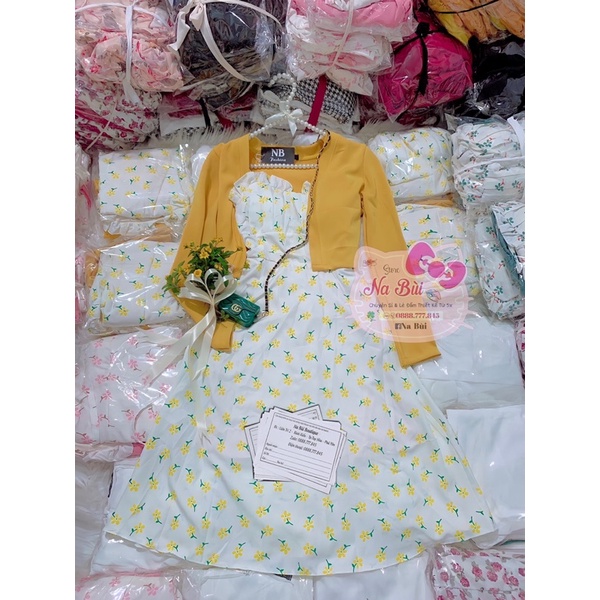 đầm hoa kèm khoác siêu hot | BigBuy360 - bigbuy360.vn