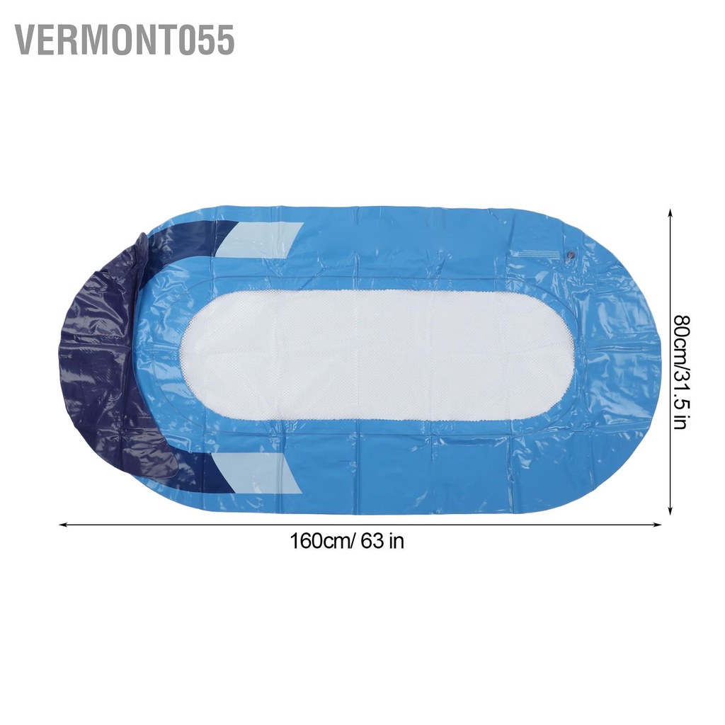 Vermont055 Bể bơi Võng nổi Phao phòng chờ Ghế trên nước có thể gập lại