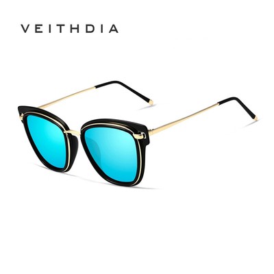 Kính mát VEITHDIA 3038 kiểu mắt mèo thời trang nữ